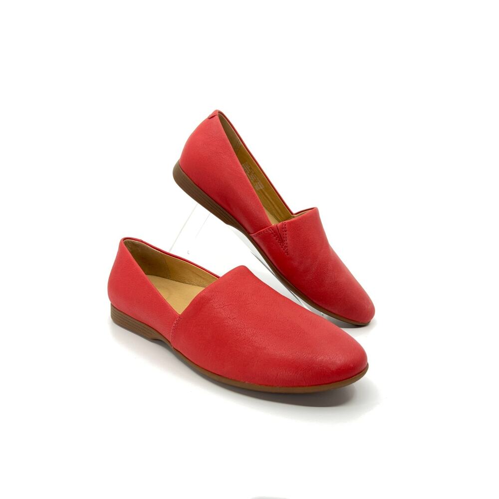 Dansko Larisa Red Leather Flats Women’s 38